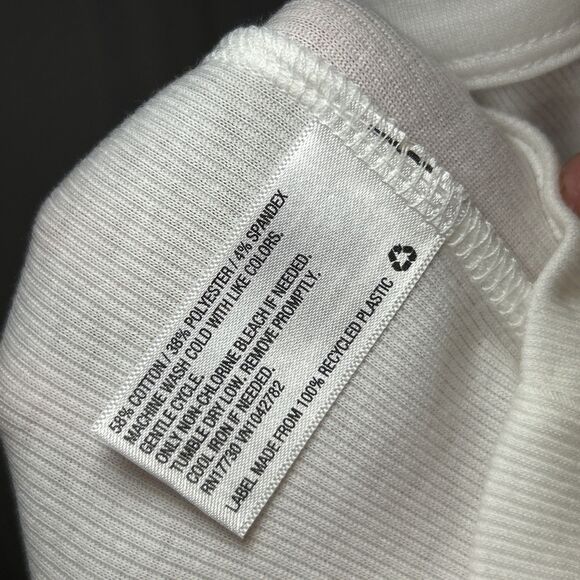 NWT Wild Fable Ribbed Tank Top White Sleeveless Basic Women’s Size 1X Plus - Picture 9 of 14